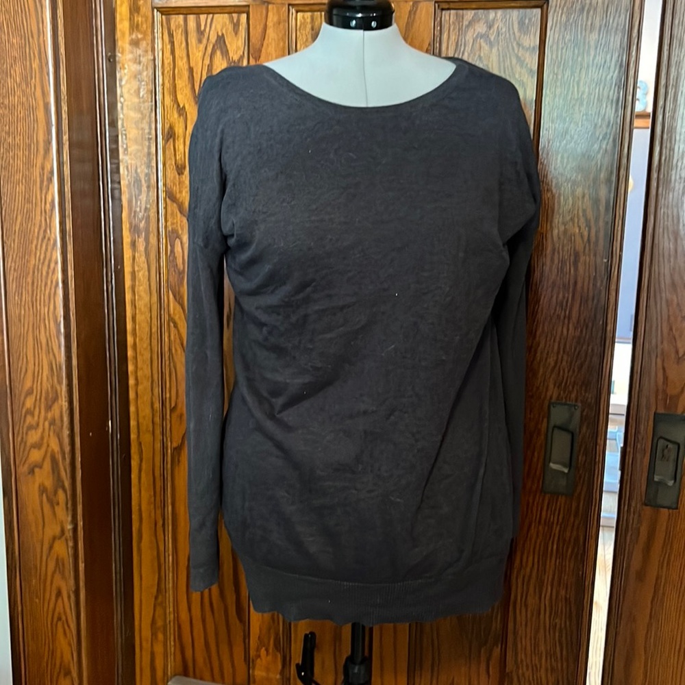 Grey sweater tunic